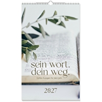 Sein Wort. Dein Weg. 2027 - Wandkalender - Gottes Zusagen für dein Jahr