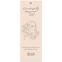 Wonderfully designed 2027 - Lesezeichen-Kalender - mit Bibelworten