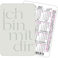 Jahreslosung 2027 - Spielkartenkalender \"Ich bin mit dir\"