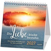 Die Liebe bleibt bestehn 2027 - Postkartenkalender - Himmlische Verheißungen für dich und mich