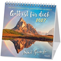 Gott ist für dich 2027 - Dietrich Bonhoeffer Postkarten-Kalender