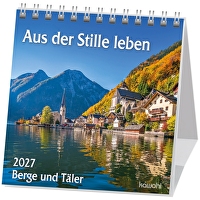 Aus der Stille leben 2027 - Aufstellkalender - Berge und Täler