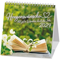 Herzenswünsche 2027 - Postkartenkalender - Mit guten Wünschen durch das Jahr