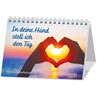 In deine Hand stell ich den Tag 2027 - Wochen-Aufstellkalender
