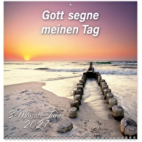 Gott segne meinen Tag 2027 - 3-Monats-Timer
