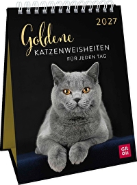 Goldene Katzenweisheiten 2027 - Wochenkalender - Für jeden Tag