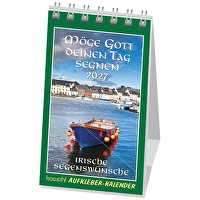Möge Gott deinen Tag segnen 2027 - Aufkleber-Kalender - Irische Segenswünsche