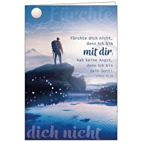 Jahreslosung 2027 - Faltkarte Idea Edition - Fürchte dich nicht, denn ich bin mit dir; hab keine Angst, denn ich bin dein Gott! Jesaja 41,10