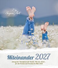 Miteinander 2027 - Familienplaner - Extragroßer Wandplaner für Familie, WG oder Arbeit ... für alle Termine und Vorschau bis März 2028