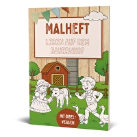 Malheft: Leben auf dem Bauernhof - mit Bibelversen