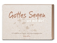 Postkartenbox \"Gottes Segen sei mit dir!\" - 12 Postkarten mit Segens- und Geburtstagswünschen
