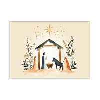 Postkarte \"Krippe\"