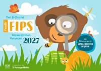 Der fröhliche Family-Fips Kinderzimmer-Kalender 2027 - Mit Bibelversen in Kindgerechter Sprache