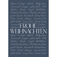 Postkarten: Frohe Weihnachten 4 Stück