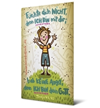 Jahreslosung 2027 - Minikärtchen 10 Stück - Fürchte dich nicht, denn ich bin mit dir; hab keine Angst, denn ich bin dein Gott. Jesaja 41,10