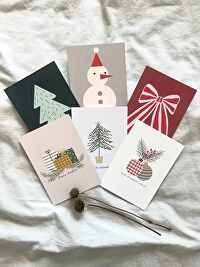 Postkartenset  \"Weihnachtswünsche\"