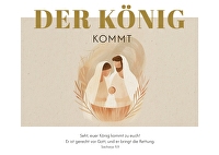 Postkarten \"Der König kommt\" 12 Stück - Sacharja 9,9