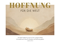 Postkarten \"Hoffnung für die Welt\" 12 Stück - Jeremia 29,11