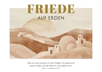 Postkarten \"Friede auf Erden\" 12 Stück - Jesus - in Johannes 14,27