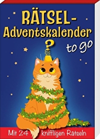 Rätseladventskalender to go 9 - Mit 24 kniffligen Rätseln