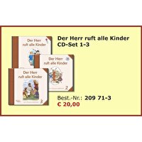 Der Herr ruft alle Kinder 1-3 - Paket - Lern-CD zum Liederbuch